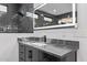 Modern bathroom vanity with gray marble countertop at 29501 N 76Th St, Scottsdale, AZ 85266