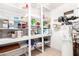 Organized pantry shelves filled with various household items and storage containers at 4111 W Hayward Ave, Phoenix, AZ 85051