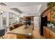 Well-lit kitchen with wood cabinetry, tile countertops, and functional layout at 4931 E Paradise Ln, Scottsdale, AZ 85254