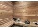 Cozy sauna features wood walls and a comfortable bench at 5127 N 71St St, Paradise Valley, AZ 85253