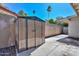 Convenient storage shed in the backyard for tools and equipment at 520 W Gibraltar Ln, Phoenix, AZ 85023