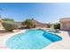 Inviting backyard pool and spa for outdoor enjoyment at 7910 W Adobe Dr, Glendale, AZ 85308