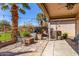 Relaxing patio area featuring seating and greenery at 9857 E Fairview Ave, Mesa, AZ 85208