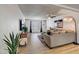 Inviting living room with natural light, featuring a comfortable sofa and stylish accents at 1015 E Concorda Dr, Tempe, AZ 85282