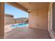 Back patio with a view of the pool at 11725 W Jefferson St, Avondale, AZ 85323