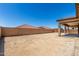 Spacious backyard with potential for landscaping, gardening, and outdoor activities at 20273 W Monterey Way, Buckeye, AZ 85396