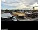 Aerial view of a neighborhood with a new home addition construction site at 3133 W Polk St, Phoenix, AZ 85009