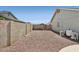 Fenced backyard featuring low maintenance gravel at 4634 W Aire Libre Ave, Glendale, AZ 85306