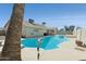 Inviting backyard features a sparkling pool and spa, perfect for relaxation and entertainment at 4634 W Aire Libre Ave, Glendale, AZ 85306