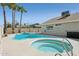 Backyard swimming pool and separate in-ground spa at 4634 W Aire Libre Ave, Glendale, AZ 85306