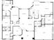 Detailed floor plan showcasing the layout of this home with its spacious living areas and bedroom placements at 11336 N 117Th Way, Scottsdale, AZ 85259