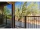 Relaxing patio offers serene desert views through a secure iron railing at 12050 N Panorama Dr # 104, Fountain Hills, AZ 85268
