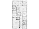 Detailed floor plan showcasing the home's layout, including bedrooms, bathrooms, and living spaces at 12117 W Luxton Ln, Avondale, AZ 85323