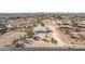 A beautiful aerial view that showcases the home's location within the desert landscape at 15001 W Camdon Dr, Casa Grande, AZ 85194