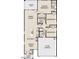 An open-concept floor plan featuring 3 bedrooms, 2 baths, and a 2-car garage at 15660 W Deanne Dr, Waddell, AZ 85355