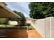Covered patio featuring a grill, perfect for outdoor entertaining and barbecues at 1966 E Pebble Beach Dr, Tempe, AZ 85282