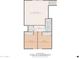 Upstairs floorplan providing details on the layout and dimensions of the living spaces at 23146 E Canary Way, Queen Creek, AZ 85142