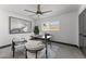 Bright office space featuring neutral paint, a ceiling fan, modern decor, and natural light at 2818 E Malapai Dr, Phoenix, AZ 85028
