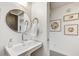 Cozy bathroom with contemporary design elements and tasteful decor at 31 E Bishop Dr, Tempe, AZ 85282