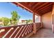 This balcony provides a nice view of the community at 333 N Pennington Dr # 63, Chandler, AZ 85224