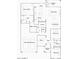 Detailed floor plan showcasing the layout of the home, including the garage, bedrooms, and living spaces at 3783 E Gold Mountain Ave, San Tan Valley, AZ 85143