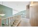 Hallway featuring railing and a light fixture at 4617 E Montgomery Rd, Cave Creek, AZ 85331