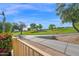 Scenic view of the golf course from the property, showcasing lush green fairways and mature trees at 5505 E Mclellan Rd # 41, Mesa, AZ 85205