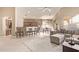 Open-concept living and dining area with access to kitchen and ample seating at 6350 S Wilson Dr, Chandler, AZ 85249
