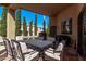 Inviting covered patio area for outdoor entertaining and poolside relaxation at 6350 S Wilson Dr, Chandler, AZ 85249