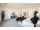 Cozy bedroom with contemporary furniture, soft lighting, and a serene atmosphere at 670 E Woburn Ln, Phoenix, AZ 85085
