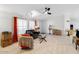 Inviting living room features modern decor, tile floors, and stylish furnishings at 6960 W Peoria Ave # 29B, Peoria, AZ 85345