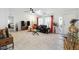Bright and airy living room featuring wood-look tile floors, and stylish furnishings at 6960 W Peoria Ave # 29B, Peoria, AZ 85345