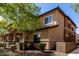 Two-story home with desert landscaping, a covered patio and an attractive exterior elevation at 7726 E Baseline Rd # 134, Mesa, AZ 85209