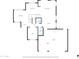First floor plan layout featuring living spaces, office, laundry, and garage at 913 W Juanita Ave, Gilbert, AZ 85233