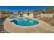 A serene backyard featuring a private pool and ample space for outdoor enjoyment at 1257 W Dublin St, Chandler, AZ 85224