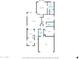 Floorplan schematic showing layout of rooms, bathrooms, walk in closets, living spaces, and the garage at 1409 E Mayfield Dr, San Tan Valley, AZ 85143