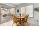 Bright dining area with views of the outside patio at 1557 S Halsted Dr, Chandler, AZ 85286
