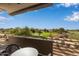 Relax on this balcony with a beautiful view of the lush golf course and clear blue sky at 15802 N 71St St # 311, Scottsdale, AZ 85254