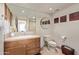 Bathroom featuring tile floors, granite counters, and matching fixtures at 15802 N 71St St # 311, Scottsdale, AZ 85254