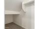 Small walk-in closet with carpet flooring and a shelf with a rack at 16238 N 22Nd Ln, Phoenix, AZ 85023