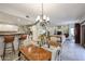 Charming dining area seamlessly connects to the kitchen and living spaces, perfect for entertaining at 19700 N 76Th St # 1124, Scottsdale, AZ 85255