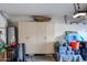 Organized garage space with cabinet storage for tools and equipment at 19700 N 76Th St # 1124, Scottsdale, AZ 85255