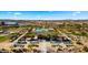 Close aerial view of a community park showing the pool, lounge chairs, walkways and landscaping at 22318 S 226Th Pl, Queen Creek, AZ 85142