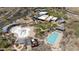 Aerial photograph of community center pool, kiddie pool and splash pad at 29120 N 22Nd Ave # 205, Phoenix, AZ 85085