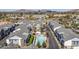 Beautiful aerial shot showcasing a residential community with modern townhomes, a pristine pool area, and meticulously landscaped surroundings at 3200 N 39Th St # 4, Phoenix, AZ 85018