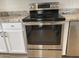 Stainless steel oven with a glass door and digital controls at 3758 E Ironwood Dr, Phoenix, AZ 85044
