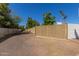 Long, gated driveway offering extra parking at 3901 W Davidson Ln, Phoenix, AZ 85051
