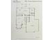 Detailed floor plan showcasing the first-floor layout with kitchen, living, and garage at 549 W Sweet Shrub Ave, Queen Creek, AZ 85140
