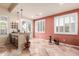 Stylish bar area with counter space, storage, and easy access to the patio at 6751 S Callaway Dr, Chandler, AZ 85249