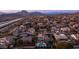 Gorgeous aerial view of desert homes with pools and mountain views at this beautiful community at 6929 E Trailridge Cir, Mesa, AZ 85207